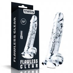 Flawless Clear Dildo 7.5