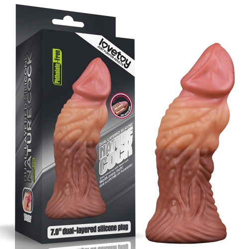 7.0" Dual layered Platinum Silicone Plug