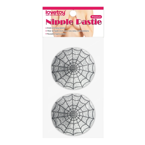 Reusable Spider Glittering Sexy Nipple Pasties