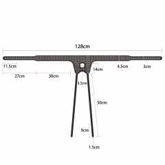 Easy Strap on Harness (Polka dots)