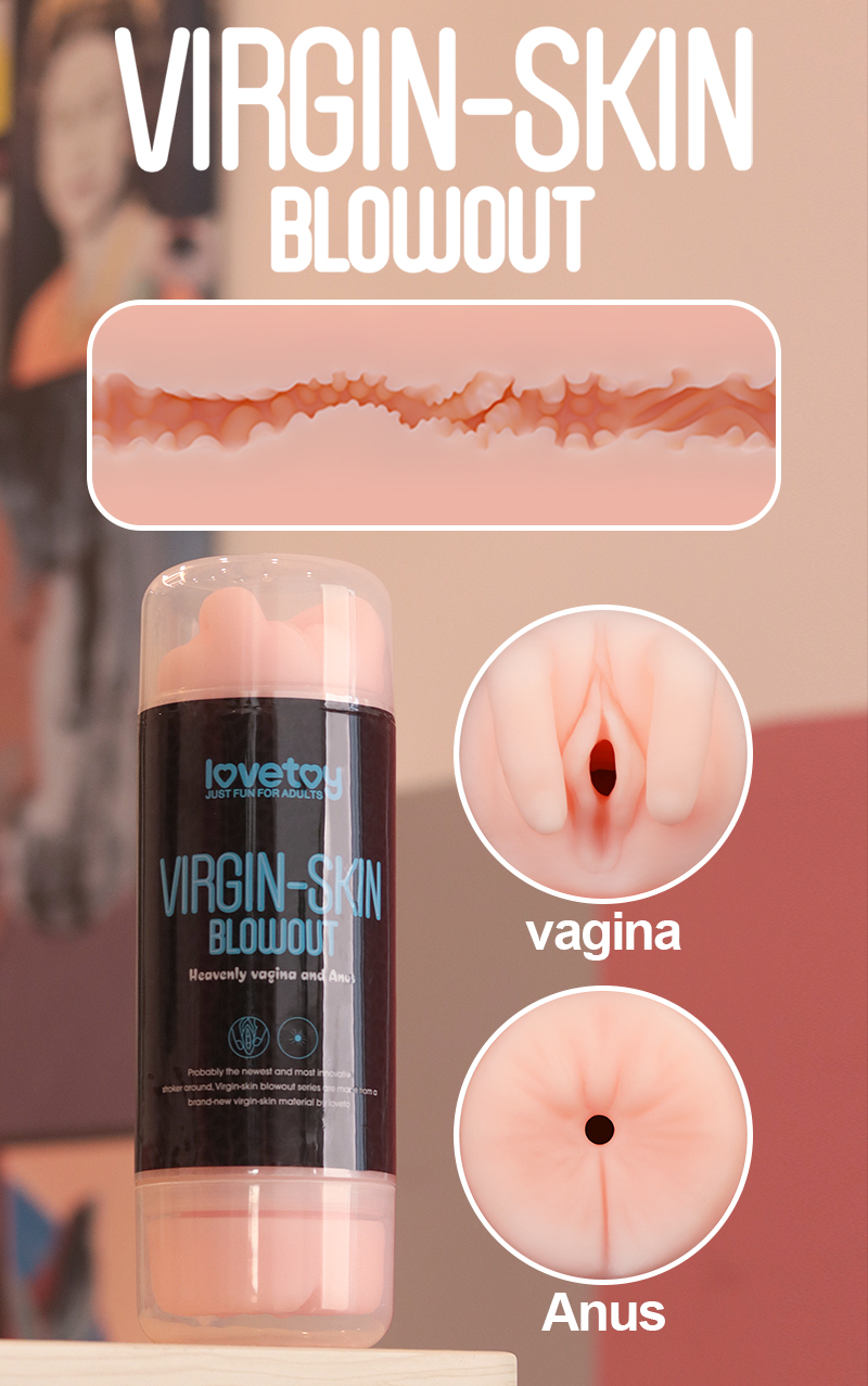 Virgin-Skin Blowout double ended stroker