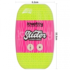 Slider Double-Ended Masturbator Vagina and Anus(Flesh)