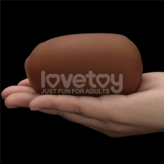Slider Daul-Ended Masturbator Ass and Vagina(Brown)