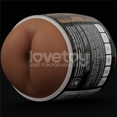 Slider Daul-Ended Masturbator Ass and Vagina(Brown)