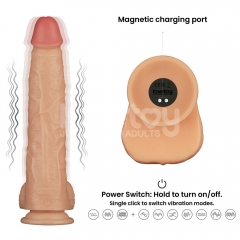 11'' Vibrating Power Basics Cock