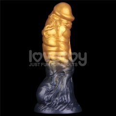 7.5'' Dual Density Silicone Inflatable Dildo