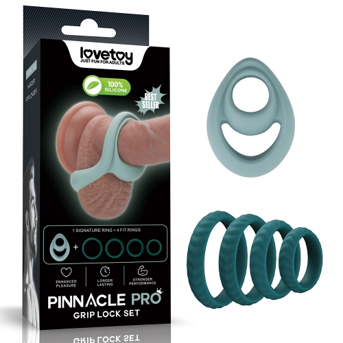 Pinnacle Pro Grip Lock Set Cock Ring